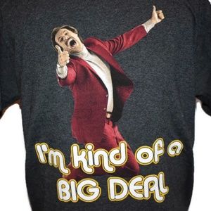Anchorman I'm Kind of a Big Deal Tee Shirt Adult M
